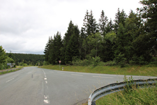 Abzweig der Straße zum Kahlen Asten