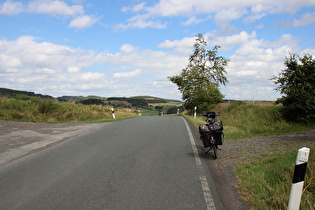 K51, namenloser Pass, Blick nach Osten …