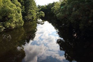 die Eder, Blick flussaufwärts …