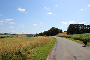 erster Sattelpunkt der Etappe, Blick auf Geismar