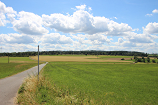 … Blick nach Süden zum Kellerwald, …