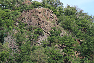 Zoom auf eine Klippe