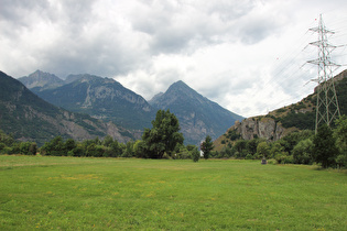 wenig weiter, Blick zum Coude du Rhône