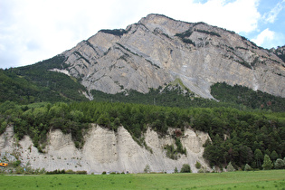 Steilhang an der Dranse bei Sembrancher