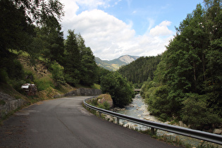 … und Blick flussabwärts