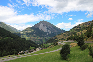 … und Blick über Fontaine Dessus zum Catogne