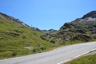 Blick über den torrin de Barasson zum Col Est de Barasson
