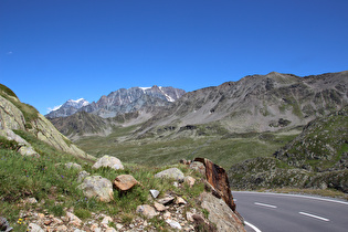 … und Blick auf Grand Combin und Mont Vélan