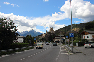 in Saint-Pierre, Blick zum Castello di Saint-Pierre