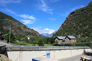 in Condemine, Blick zum Massif du Mont-Blanc