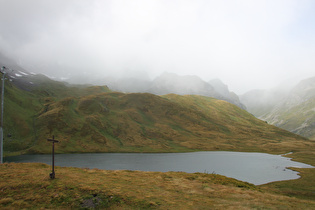 … Blick auf den Lago Verney …