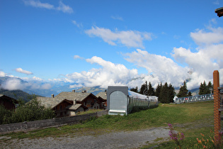 in La Rosière, Blick nach Westen, …