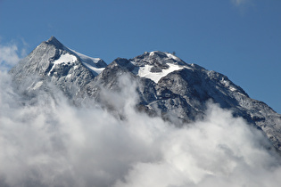 Zoom auf Mont Pourri und Aiguille Rouge