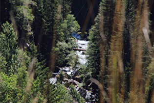 Zoom auf die Isère in der Engstelle