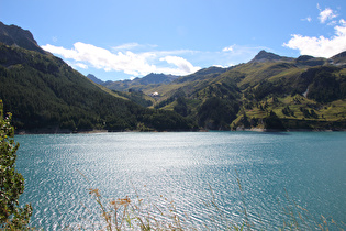 etwas weiter, Blick auf Tignes