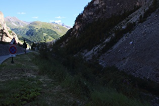 in der Gorges de la Daille, Blick talaufwärts …