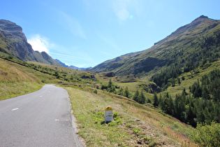 13 km bis zur Passhöhe, Blick talaufwärts