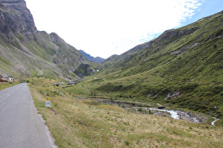 12 km bis zur Passhöhe, Blick talaufwärts