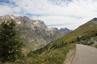 Blick bergab ins Vallée de l'Isère