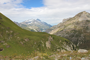 etwas weiter, Blick zum Lac de Chevril