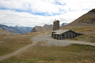 Blick nach Südwesten auf die Chapelle Notre-Dame de l'Iseran