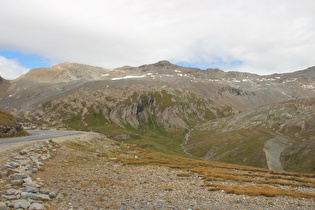 oberes Ende der Südrampe, Blick bergab …