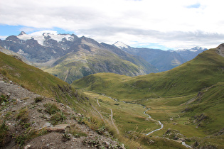 weiter unten, Blick über die Ruisseau de la Lenta nach Süden