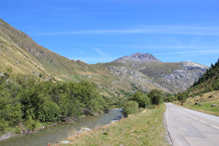 Blick talaufwärts zum Pointe des Arses