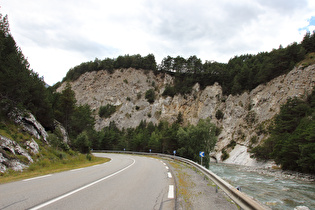 oberes Ende der Schlucht im Bereich der Barrière de l’Esseillon