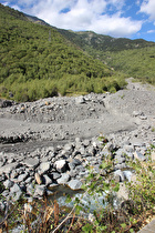 Mündung des Torrent du Poucet in den Arc