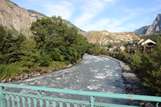 … und Blick flussabwärts