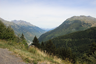 … und Blick ins Vallée de l'Arc talaufwärts