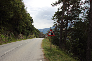 oberes Ende der Südrampe, Blick bergab