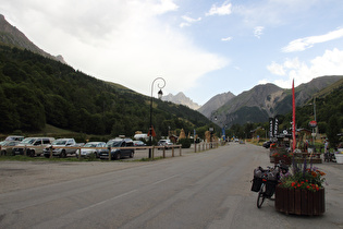 Etappenende in Les Verneys, Blick bergauf