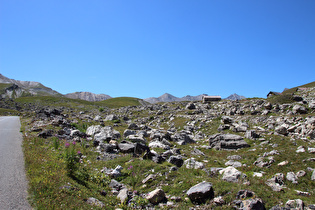 weiter oben, Blick auf Les Granges du Galibier …