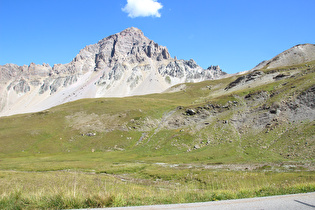 wenig weiter, Blick über die Plan du Galibier zum Grand Galibier