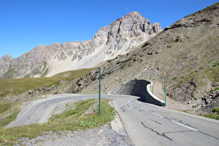 eine Kehre weiter, Blick zum Grand Galibier …