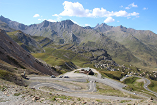 … und Blick auf den Abzweig der Scheiteltunnelstrecke von der Nordrampe