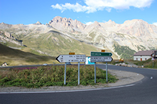 … Blick über die Ostrampe des Col du Lautaret zum Grand Galibier, …