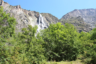 wenig weiter, Blick zur Cascade de la Pisse