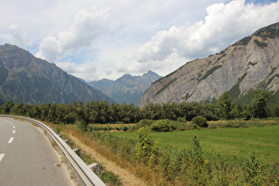 wenig weiter, Blick talabwärts, …