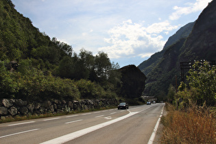 der Felsen «Tête de Louis XVI» östlich von Rioupéroux