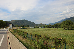zwischend Péage-de-Vizille und Vizille, Blick talabwärts …
