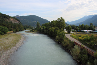 … und Blick flussabwärts