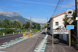 Südrand von Le Pont-de-Claix, Blick in den Ort