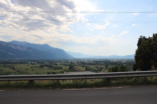 … Blick ins Vallée de l'Isère talabwärts, …