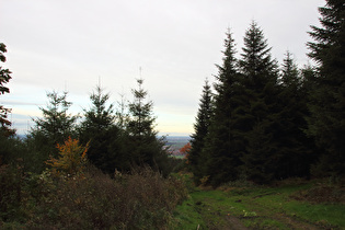 noch weiter oben, Blick auf Wennigsen