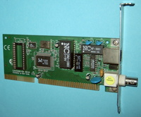 ISA-PnP-Steckkarte (Ethernetkarte)